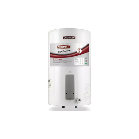 TERMOTANQUE ELECTRICO SHERMAN 55L CONEXION INFERIOR DE COLGAR