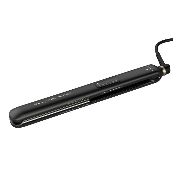 Planchita De Pelo Ga.ma Cp14 Led Digital Dual Plate Gold - Vista 5
