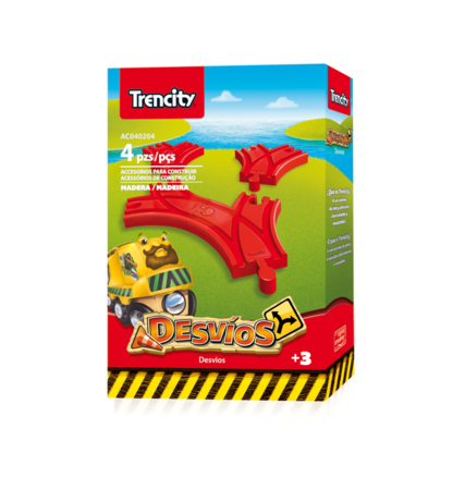 Trencity desvíos 4 piezas 