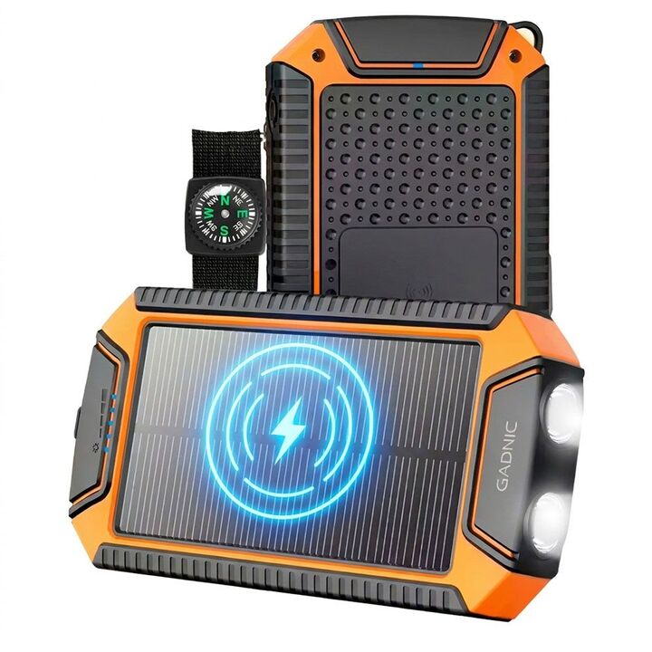 Cargador de Batería Solar Gadnic Power Bank Inalámbrico - Vista 1