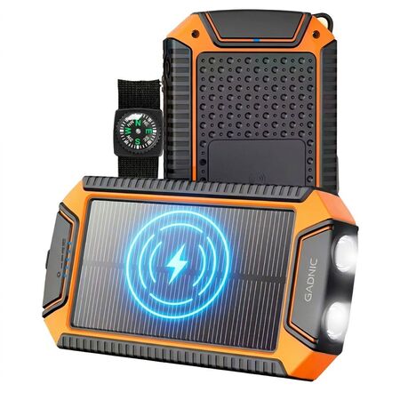 Cargador de Batería Solar Gadnic Power Bank Inalámbrico