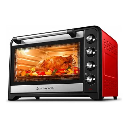 Horno eléctrico 110 litros Ultracomb UC 110CLN 2400W Conveccion Grill Rojo/Negro