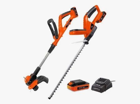 Combo Cortacerco + Bordeadora Inalambrica A Bateria 20v