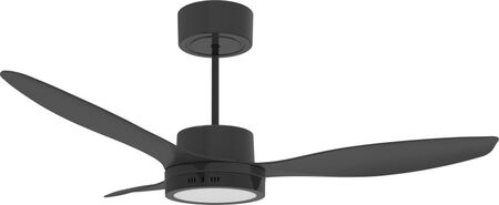 Ventilador De Techo Indelplas Ivt47-01P Led Negro