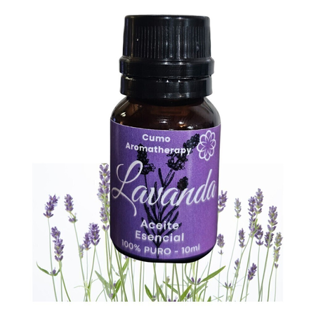 Aceite Esencial Lavanda 100% Puro - Sin Alcohol - 10ml -cumo