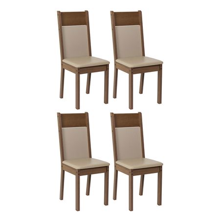 Set De 4 Sillas De Comedor Madesa 02