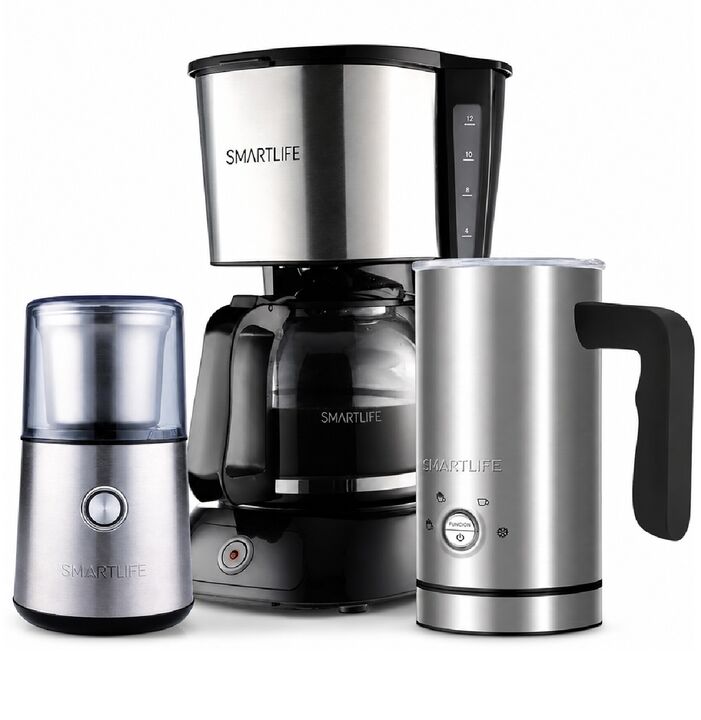 Combo Cafetería Smartlife en Casa Café de Filtro + Espumador + Molinillo - Vista 1