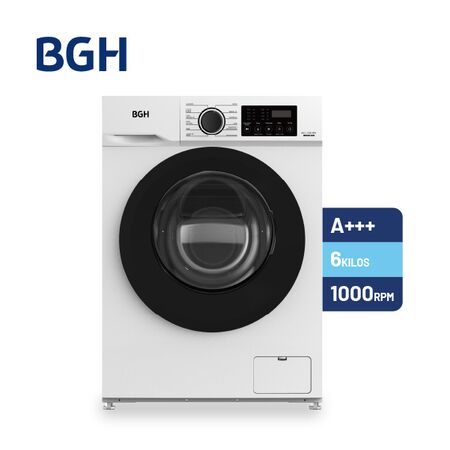 Lavarropas Bgh Inverter Carga Frontal 6kg Bwfe06w24ar