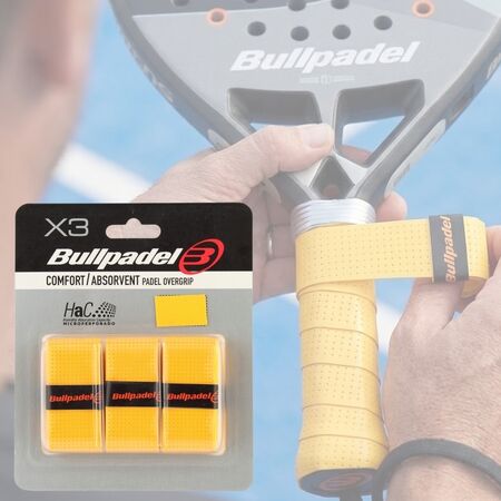 Overgrip Bullpadel Comfort/Absorvent Naranja GB1201 x3