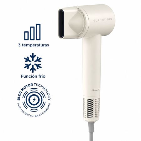 Secador De Pelo Glammy iON 1600w Motor BLDC Bajo Consumo
