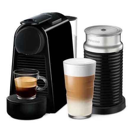 Cafetera Nespresso Essenza Mini Piramidal Negro Y Aeroccino