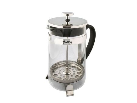 Cafetera Hudson Embolo F-228-800ML - Plateado/Negro