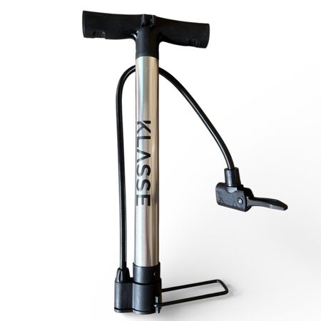 Inflador Manual Con Base Klasse 120 PSI Con 2 Picos Extra (KS7711)