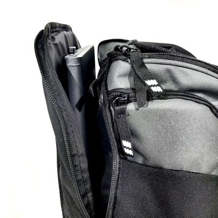 Mochila De Natación Aquon Global 35 Litros Lisas Gris Negro