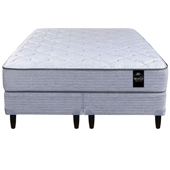 Colchon y Sommier King Koil Bradley King Size 180x200cm Resortes Pocket y Espuma de Alta Densidad Firme - Vista 1