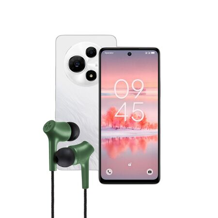 CELULAR TCL 60 NXTPAPER 8+512 ALPS WHITE + Auriculares HUNE con Microfono Tipo C - Bosque-#COMBO#-