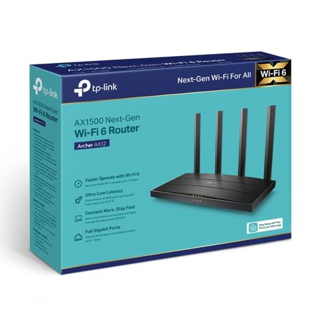 Router 4P TP-Link Archer AX12 AX1500 WiFi