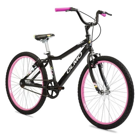 Bicicleta Olmo Neo R24 Negro / Fucsia