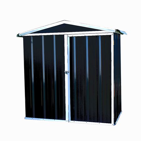 Armario Deposito Galpon de jardin Casi 2x1x2 Negro DON ACERO 