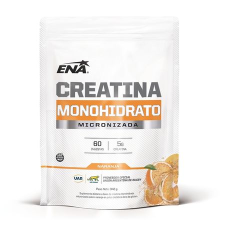Suplemento Ena Creatina Monohidrato Naranja 342gr Doypack