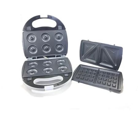 Sandwichera 3 en 1 Yelmo ( SW1801)