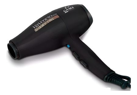 Secador De Pelo Profesional Via Veneto Gama Italy Negro