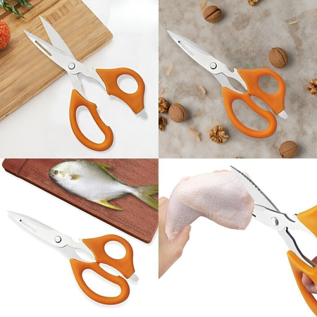 Tijera Multiuso Cumo 22cm Mango Anatom Acero Premium -comodo