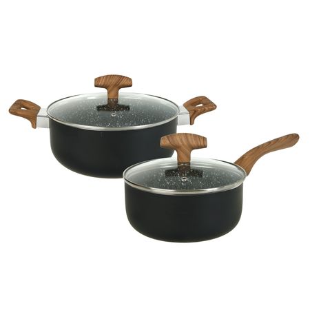 Bateria Cacerola Olla Ceramica Antiadherente interior Ethno Aston