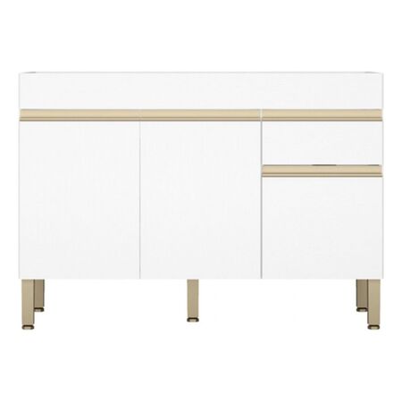 Bajo Mesada Cocina  Puertas  Cajon xcm Blanco  MDP