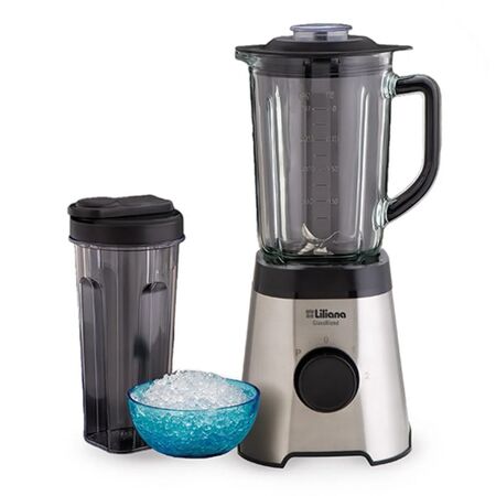 Licuadora Liliana GlassBlend 1L AL185 600W + Botella portable de 600 ml