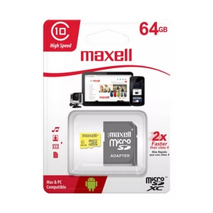 Tarjeta de memoria Maxwell Micro SD 64GB