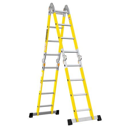 Escalera de Fibra de Vidro Crossmaster Plegable 16 Escalones