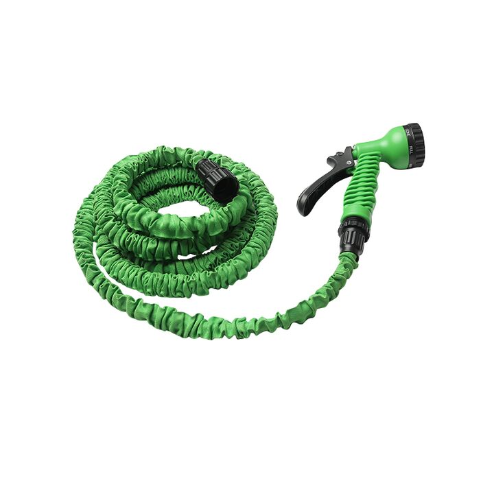 Manguera Extensible 15Mts Con Regador Verde - Vista 1