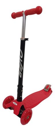Monopatin Overtech Maxi-891 Plegable Niños 4 Ruedas Led  