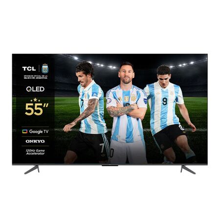 Smart Tv TCL QLED 55" 4K UHD Google Tv Control de voz L55C655A