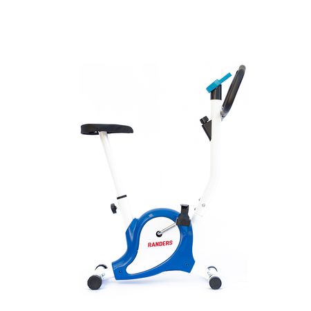 Bicicleta Fija Randers Tradicional Color Azul y Blanco Arg-101