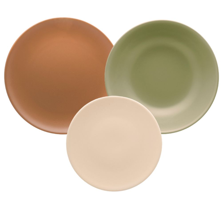 JUEGO DE VAJILLA X18 UNNI MIX - OXFORD