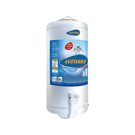 Termotanque Ecotermo 80 Lts Gas Natural Conexion Superior