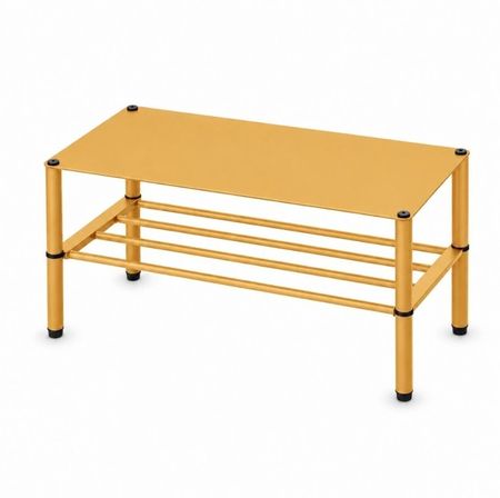 Zapatero de entrada Iron DS Home 60x30x33cm Ocre