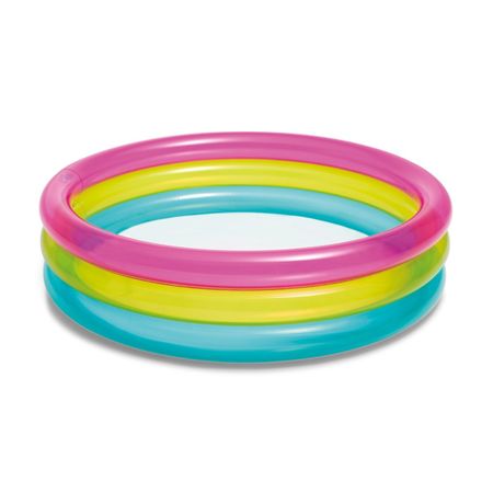 Pileta Arcoiris 86x25 cm Inflable Intex