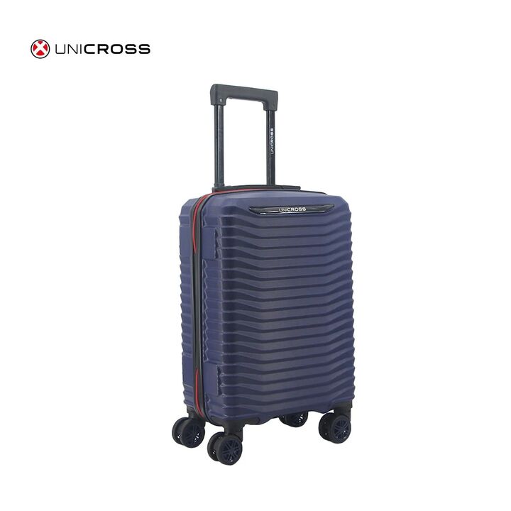Valija Azul Carry On Unicross ABS 20 Ideal Cabina Ruedas 360° - Vista 2