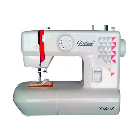 MAQUINA DE COSER GODECO VELVET CROCHET Y BOBINA DE ACERO OJAL 4 P SURFIL