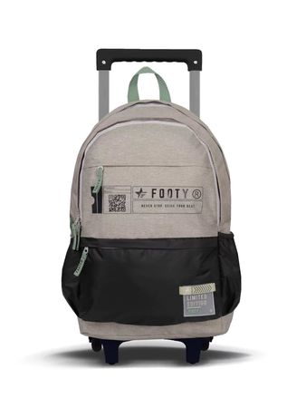 Mochila Footy Big Never Stop Kids Niños Moda Negro