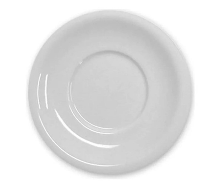 Set X 12 Plato Té Desayuno 14cm Porcelana Germer Iguazu