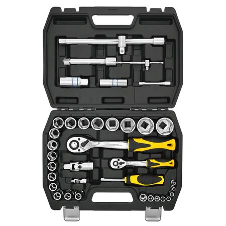 Juego Bocallaves 37 Pcs 1/4"-1/2" Metrico