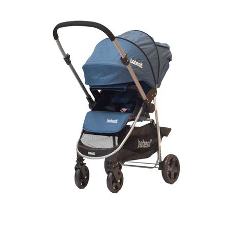 Cochecito Bebesit de Paseo 1390-D con Manillar Rebatible Azul