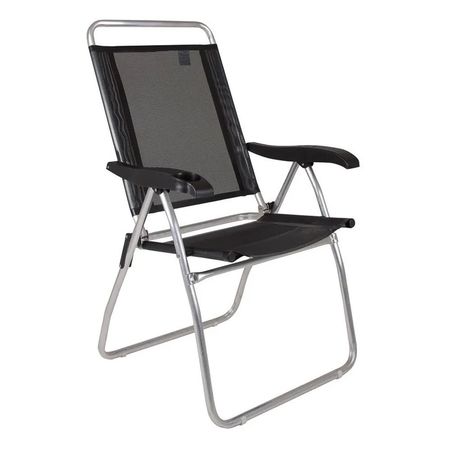Reposera Boreal Aluminio Sannet 4 pos. Negro