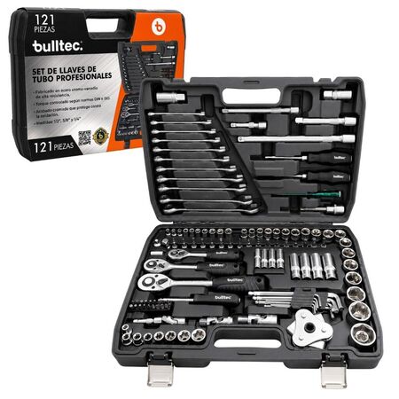 Set de Llaves Tubo x121Pcs BULLTEC BT0121