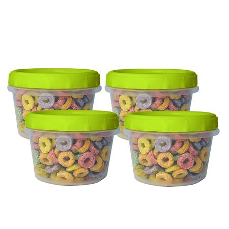 4 Tarros Contenedores Ring Star 500 ml Colombraro
