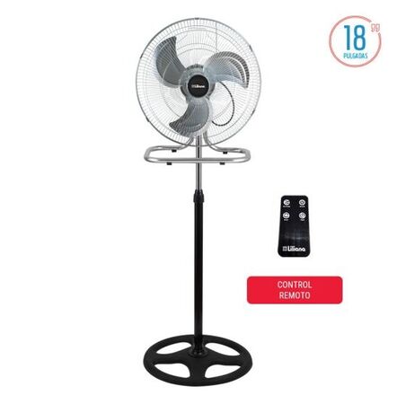 VENTILADOR LILIANA 3 EN 1 VP18R ASPAS METÁLICAS CON CONTROL REMOTO